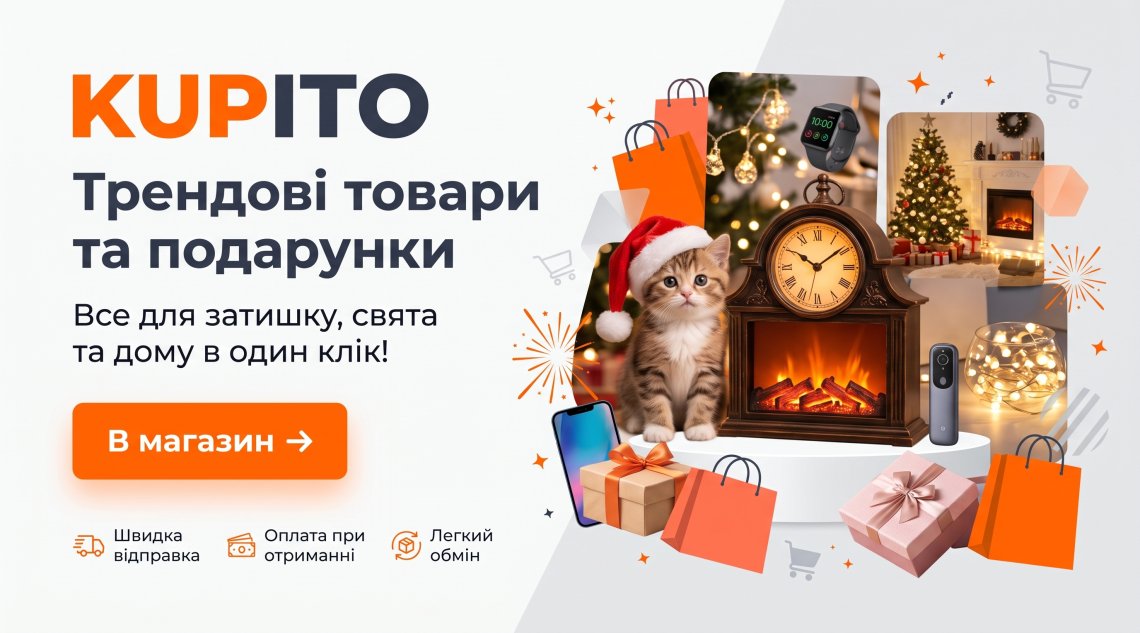 KUPITO — трендові товари та подарунки