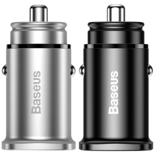 АЗП Baseus Square Metal PD 3.0 QC 4.0+ 30W USB + Type-C (CCALL-AS) АЗП Baseus Square Metal PD 3.0 QC 4.0+ 30W USB + Type-C (CCALL-AS)
