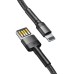 Дата кабель Baseus Cafule USB to Lightning Special Edition 2.4A (1m) (CALKLF-G) Дата кабель Baseus Cafule USB to Lightning Special Edition 2.4A (1m) (CALKLF-G)
