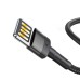 Дата кабель Baseus Cafule USB to Lightning Special Edition 2.4A (1m) (CALKLF-G) Дата кабель Baseus Cafule USB to Lightning Special Edition 2.4A (1m) (CALKLF-G)