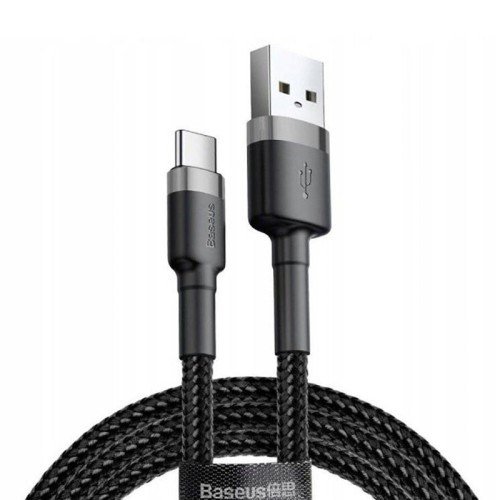 Дата кабель Baseus Cafule USB to Type-C Cable 2A (2m) (CATKLF-C) Дата кабель Baseus Cafule USB to Type-C Cable 2A (2m) (CATKLF-C)