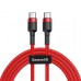 Дата кабель Baseus Cafule Type-C to Type-C PD2.0 60W (2m) (CATKLF-H)