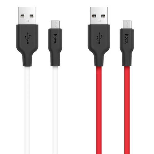 Дата кабель Hoco X21 Silicone MicroUSB Cable (1m) Дата кабель Hoco X21 Silicone MicroUSB Cable (1m)