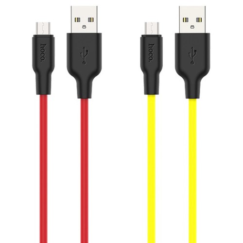 Дата кабель Hoco X21 Plus Silicone MicroUSB Cable (1m) Дата кабель Hoco X21 Plus Silicone MicroUSB Cable (1m)