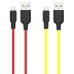 Дата кабель Hoco X21 Plus Silicone MicroUSB Cable (1m) Дата кабель Hoco X21 Plus Silicone MicroUSB Cable (1m)