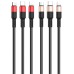 Дата кабель Hoco X26 Xpress 3in1 USB to Lightning/Type-C/MicroUSB 2A (1.2m) Дата кабель Hoco X26 Xpress 3in1 USB to Lightning/Type-C/MicroUSB 2A (1.2m)
