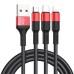 Дата кабель Hoco X26 Xpress 3in1 USB to Lightning/Type-C/MicroUSB 2A (1.2m) Дата кабель Hoco X26 Xpress 3in1 USB to Lightning/Type-C/MicroUSB 2A (1.2m)