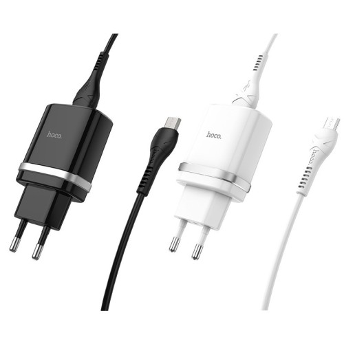 МЗП Hoco C12Q Smart QC3.0 18W (1USB-A) + кабель USB to MicroUSB
