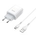 МЗП Hoco C73A Glorious 2.4A (2USB-A) + кабель USB to Type-C МЗП Hoco C73A Glorious 2.4A (2USB-A) + кабель USB to Type-C