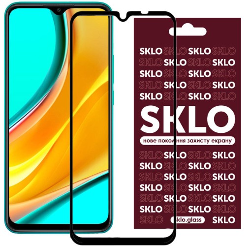 Захисне скло SKLO 3D для Xiaomi Redmi 9 / Poco M3 / Redmi 9T Захисне скло SKLO 3D для Xiaomi Redmi 9 / Poco M3 / Redmi 9T