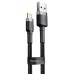Дата кабель Baseus Cafule USB to Lightning 2.4A (1m) (CALKLF-B)