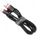 Дата кабель Baseus Cafule USB to Lightning 2.4A (1m) (CALKLF-B)