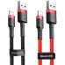 Дата кабель Baseus Cafule USB to Lightning 1.5A (2m) (CALKLF-C) Дата кабель Baseus Cafule USB to Lightning 1.5A (2m) (CALKLF-C)