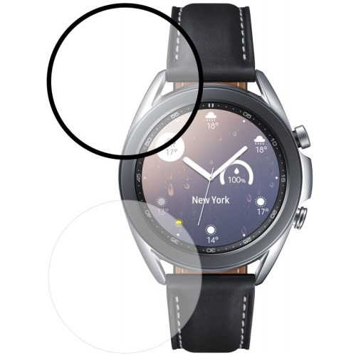 Полімерна плівка 3D (full glue) (тех.пак) для Samsung Galaxy Watch 3 41mm Полімерна плівка 3D (full glue) (тех.пак) для Samsung Galaxy Watch 3 41mm