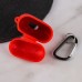 Силіконовий футляр з мікрофіброю для навушників Airpods 1/2 Силіконовий футляр з мікрофіброю для навушників Airpods 1/2