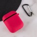 Силіконовий футляр з мікрофіброю для навушників Airpods 1/2 Силіконовий футляр з мікрофіброю для навушників Airpods 1/2