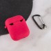 Силіконовий футляр з мікрофіброю для навушників Airpods 1/2 Силіконовий футляр з мікрофіброю для навушників Airpods 1/2
