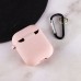 Силіконовий футляр з мікрофіброю для навушників Airpods 1/2 Силіконовий футляр з мікрофіброю для навушників Airpods 1/2
