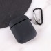 Силіконовий футляр з мікрофіброю для навушників Airpods 1/2 Силіконовий футляр з мікрофіброю для навушників Airpods 1/2