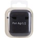 Силіконовий футляр з мікрофіброю для навушників Airpods 1/2 Силіконовий футляр з мікрофіброю для навушників Airpods 1/2