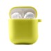 Силіконовий футляр з мікрофіброю для навушників Airpods 1/2 Силіконовий футляр з мікрофіброю для навушників Airpods 1/2