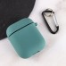 Силіконовий футляр з мікрофіброю для навушників Airpods 1/2 Силіконовий футляр з мікрофіброю для навушників Airpods 1/2