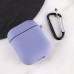 Силіконовий футляр з мікрофіброю для навушників Airpods 1/2 Силіконовий футляр з мікрофіброю для навушників Airpods 1/2