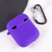 Силіконовий футляр з мікрофіброю для навушників Airpods 1/2 Силіконовий футляр з мікрофіброю для навушників Airpods 1/2