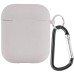 Силіконовий футляр з мікрофіброю для навушників Airpods 1/2 Силіконовий футляр з мікрофіброю для навушників Airpods 1/2