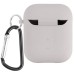 Силіконовий футляр з мікрофіброю для навушників Airpods 1/2 Силіконовий футляр з мікрофіброю для навушників Airpods 1/2