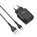 МЗП Hoco C72Q Glorious QC3.0 18W (1USB-A) + кабель USB to Type-C МЗП Hoco C72Q Glorious QC3.0 18W (1USB-A) + кабель USB to Type-C