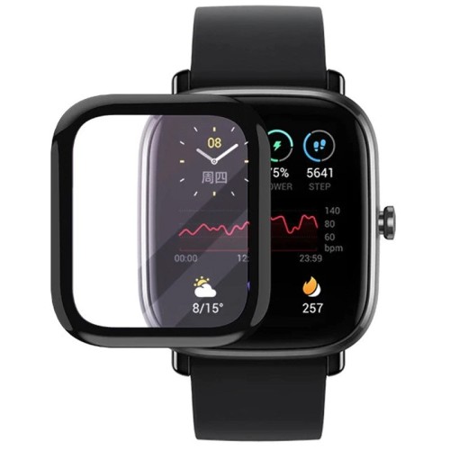 Полімерна плівка 3D (full glue) (тех.пак) для Xiaomi Amazfit GTS 2 mini Полімерна плівка 3D (full glue) (тех.пак) для Xiaomi Amazfit GTS 2 mini