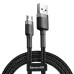 Дата кабель Baseus Cafule USB to MicroUSB Cable 1.5A (2m) (CAMKLF-C) Дата кабель Baseus Cafule USB to MicroUSB Cable 1.5A (2m) (CAMKLF-C)