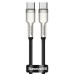 Дата кабель Baseus Cafule Metal Type-C to Type-C 100W (1m) (CATJK-C) Дата кабель Baseus Cafule Metal Type-C to Type-C 100W (1m) (CATJK-C)