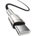 Дата кабель Baseus Cafule Metal Type-C to Type-C 100W (2m) (CATJK-D) Дата кабель Baseus Cafule Metal Type-C to Type-C 100W (2m) (CATJK-D)