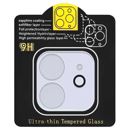 Захисне скло на камеру Full Block (тех.пак) для Apple iPhone 11 (6.1 Захисне скло на камеру Full Block (тех.пак) для Apple iPhone 11 (6.1