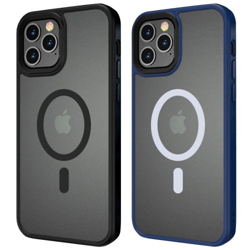 TPU+PC чохол Metal Buttons with Magnetic Fit для Apple iPhone 12 Pro Max (6.7