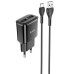 МЗП Hoco C88A Star round 2.4A (2USB-A) + кабель USB to Type-C МЗП Hoco C88A Star round 2.4A (2USB-A) + кабель USB to Type-C
