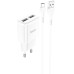 МЗП Hoco C88A Star round 2.4A (2USB-A) + кабель USB to Type-C МЗП Hoco C88A Star round 2.4A (2USB-A) + кабель USB to Type-C