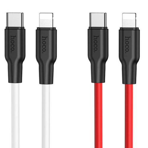 Дата кабель Hoco X21 Plus Silicone Type-C to Lightning (1m) Дата кабель Hoco X21 Plus Silicone Type-C to Lightning (1m)