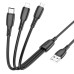 Дата кабель Borofone BX71 USB to 3in1 (1m) Дата кабель Borofone BX71 USB to 3in1 (1m)