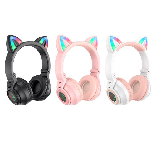 Накладні бездротові навушники Borofone BO18 Cat ear Накладні бездротові навушники Borofone BO18 Cat ear