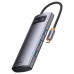 Перехідник HUB Baseus Metal Gleam Series 4-in-1 4xUSB3.0 (WKWG070013) Перехідник HUB Baseus Metal Gleam Series 4-in-1 4xUSB3.0 (WKWG070013)