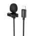 Мікрофон петличний Hoco L14 Lightning (2m) Мікрофон петличний Hoco L14 Lightning (2m)