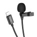 Мікрофон петличний Hoco L14 Lightning (2m) Мікрофон петличний Hoco L14 Lightning (2m)