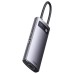Перехідник HUB Baseus Metal Gleam Series 6-in-1 Multifunctional Type-C (WKWG080013) Перехідник HUB Baseus Metal Gleam Series 6-in-1 Multifunctional Type-C (WKWG080013)