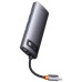 Перехідник HUB Baseus Metal Gleam Series 6-in-1 Multifunctional Type-C (WKWG080013) Перехідник HUB Baseus Metal Gleam Series 6-in-1 Multifunctional Type-C (WKWG080013)