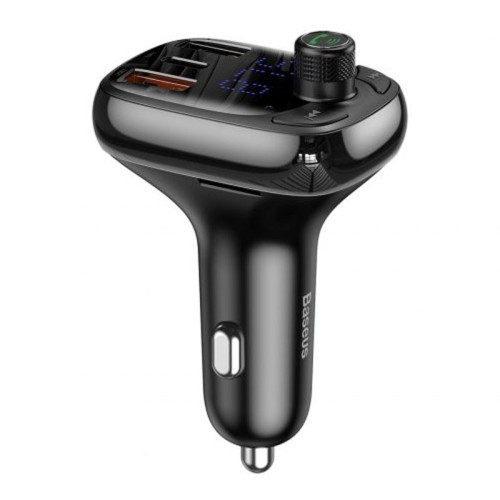 АЗП FM модулятор Baseus S-13 36W (2USB-A/1C) (CCMT000101)