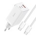 МЗП Baseus GaN5 Pro PD65W+QC3.0 (1USB-A/2C)  + кабель Type-C to Type-C (CCGP12020)