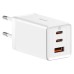 МЗП Baseus GaN5 Pro PD65W+QC3.0 (1USB-A/2C)  + кабель Type-C to Type-C (CCGP12020)